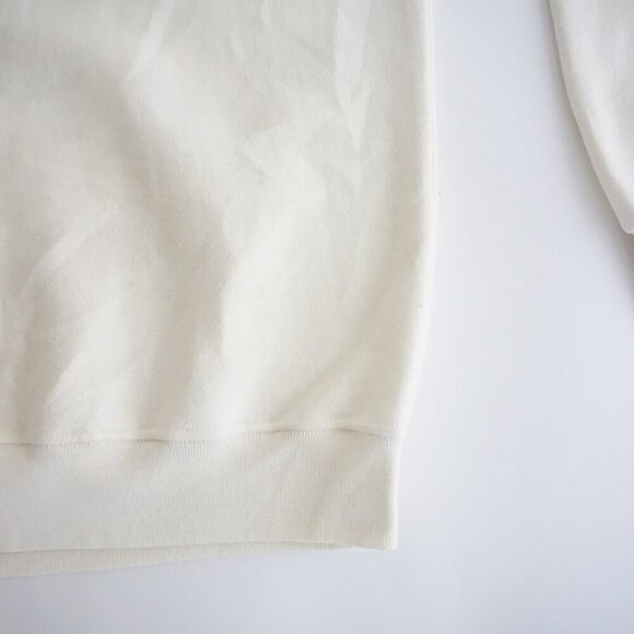 Vintage Bee Wear Cream Embroidered Ohio Buckeye State Crewneck Sweater M - Picture 6 of 11